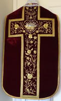 Red Roman Low Mass Set of Vestments